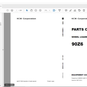 KCM 90Z6 Wheel Loader Cummins QSM11 Engine  Shop Manual - PDF