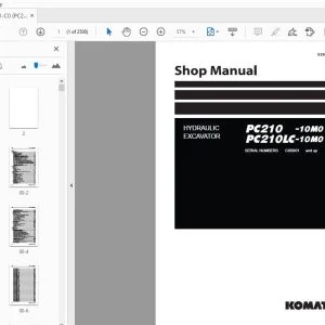 KOMATSU PC210-10M0 PC210LC-10M0 HYDRAULIC EXCAVATOR SHOP MANUAL SEN06701-C0 - PDF DOWNLOAD