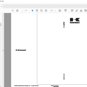 Kawasaki 5OZIV-2 WHEEL LOADER Operation Maintenance Manual - PDF DOWNLOAD