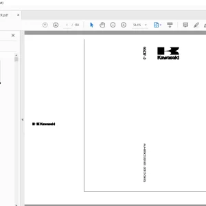 Kawasaki 90Z1V-2 WHEEL LOADER Operation & Maintenance Manual - PDF DOWNLOAD