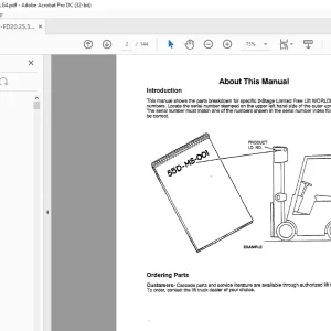 Komatsu 107_FG-FD20,25,30(H,S,SH)-12-Parts Manual - PDF DOWNLOAD