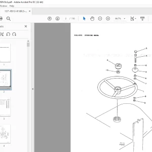 Komatsu FORKLIFT FB10-R 18R.5 Parts Manual  -PDF DOWNLOAD