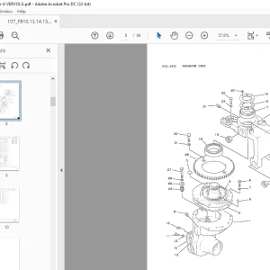 Komatsu FORKLIFT FB10,13,14,15,18R Parts Manual - PDF