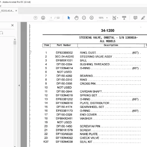 Komatsu Forklift FG_FD35.40.45.50-8-Parts Manual - PDF DOWNLOAD