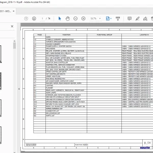 Komatsu WA100M-8E Wheel Loader Wiring Diagram Manual 42W-06-51000 PDF