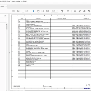 Komatsu WA70M-8E0 Wheel Loader Wiring Diagram Manual 42T-06-50000 PDF
