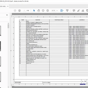 Komatsu WA80M-8E0 Wheel Loader Wiring Diagram Manual 42U-06-50000 PDF