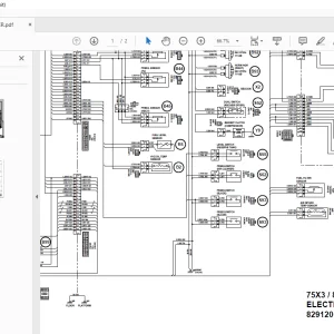 Link-Belt 75X3  80X3 EXCAVATOR ELECTRICAL SCHEMATIC MANUAL 82912007-0 EN PDF