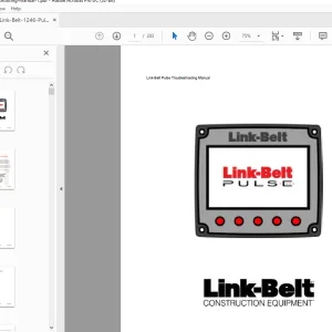 Link-Belt Pulse Troubleshooting Manual - PDF DOWNLOAD