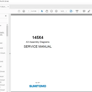 Linkbelt 145X4 A3 Assembly Diagrams SERVICE MANUAL - PDF DOWNLOAD