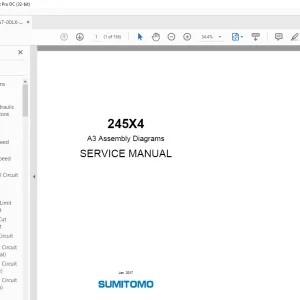 Linkbelt 245X4 A3 Assembly Diagrams SERVICE MANUAL - PDF DOWNLOAD