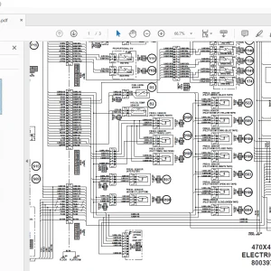 Linkbelt 470X4 EXCAVATOR ELECTRICAL SCHEMATIC MANUAL 80039780-0 EN PDF