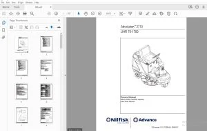 Nilfisk Advance Advolution 2710 UHR 70-1700 Service Manual - PDF DOWNLOAD