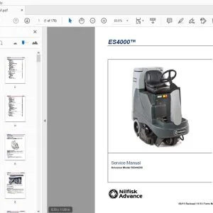 Nilfisk Advance ES4000 Service Manual (56344200) - PDF DOWNLOAD
