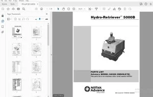 Nilfisk Advance Hydro-Retriever 5000B Parts Manual 56042003 - PDF DOWNLOAD