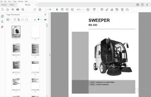 Nilfisk Advance RS500 Sweeper Service Manual - PDF DOWNLOAD