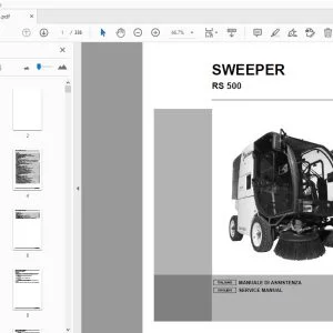 Nilfisk Advance RS500 Sweeper Service Manual - PDF DOWNLOAD