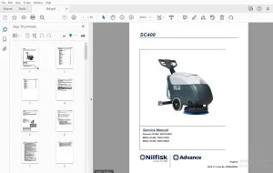 Nilfisk Advance SC400 Service Manual - PDF DOWNLOAD