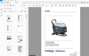 Nilfisk Advance SC450 Service Manual - PDF DOWNLOAD