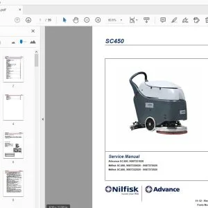 Nilfisk Advance SC450 Service Manual - PDF DOWNLOAD
