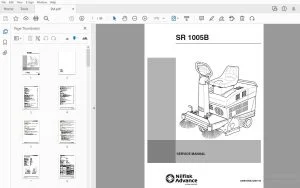 Nilfisk Advance SR 1005B Service Manual - PDF DOWNLOAD