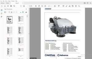 Nilfisk Advance SW8000 Betriebsanleitung - PDF DOWNLOAD