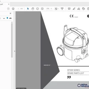 Nilfisk Advance VP300 Series Parts Manual - PDF DOWNLOAD