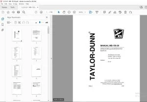 Taylor-Dunn B1-50 Operation Operators & Maintenance Manual PDF