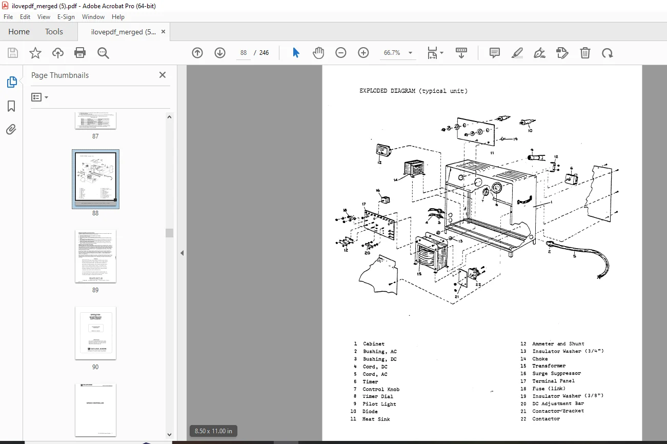 Taylor-Dunn B2-56 Operation & Maintenance Parts Manual S.NO 30705-114199 PDF - Image 2