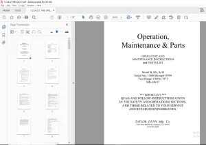 Taylor-Dunn B,BN,M Operation & Maintenance Instructions PDF