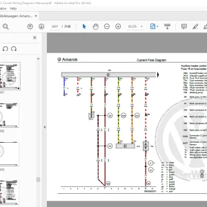 Volkswagen Amarok 2011-2022 Circuit Wiring Diagrams Manual PDF