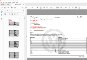Volkswagen Arteon 2018 - 2020 Circuit Wiring Diagrams Manual PDF