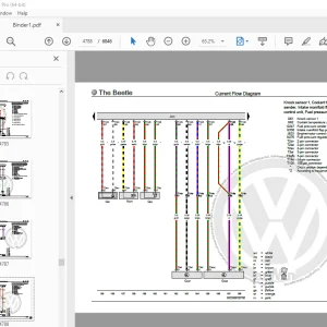 Volkswagen Beetle NBLNBC 2012 Wiring Diagrams Manual - PDF DOWNLOAD