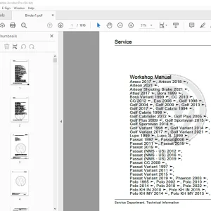 Volkswagen EOS 2006 Circuit Wiring Diagram Manual - PDF DOWNLOAD