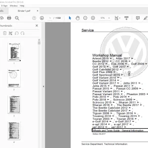 Volkswagen Eos 2006 Repair Manual - PDF DOWNLOAD