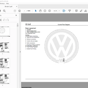 Volkswagen Golf V Plus Jetta Circuit Wiring Diagram Manual - PDF DOWNLOAD