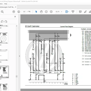 Volkswagen Golf Vento 2002 Circuit Wiring Diagram Manual - PDF DOWNLOAD
