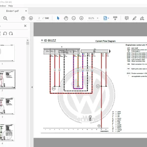 Volkswagen ID BUZZ Circuit Wirgram Diagram Manual - PDF DOWNLOAD