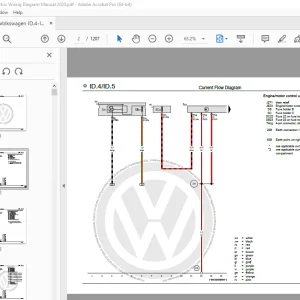 Volkswagen ID.4-ID.5 EWD Electric Wiring Diagram Manual 2020 PDF