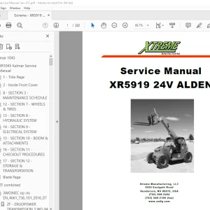 Xtreme XR5919 24V ALDEN Service Manual PN 24916-001 - PDF DOWNLOAD