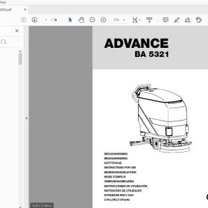 ADVANCE BA 5321 INSTRUCTIONS FOR USE MANUAL - PDF DOWNLOAD