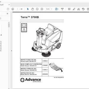 ADVANCE TERRA 3700B INSTRUCTIONS FOR USE MANUAL - PDF DOWNLOAD