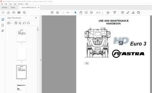 ASTRA Truck HD9 Euro3 USE AND MAINTENANCE HANDBOOK MANUAL  - PDF DOWNLOAD