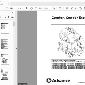 Advance Condor, Condor EcoFlex Instructions For Use Manual 56041986 - PDF DOWNLOAD