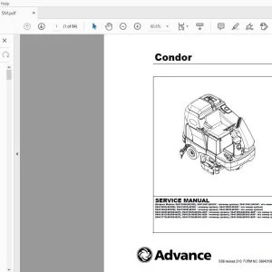 Advance Condor Service Manual 56043106 - PDF DOWNLOAD