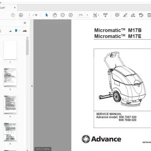 Advance Micromatic M17B Micromatic M17E Service Manual - PDF DOWNLOAD