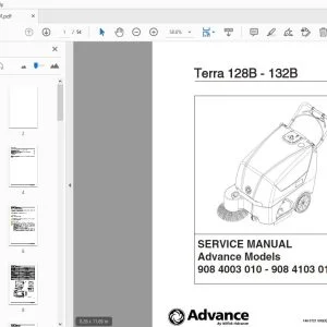 Advance Terra 128B-132B Service Manual - PDF DOWNLOAD