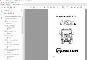 ASTRA HD9 Euro3 USE AND MAINTENANCE HANDBOOK MANUAL - PDF DOWNLOAD