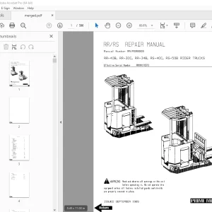 BT Prime-Mover RR-40B RR-30C RR-34B RC-40C RS-50B Truck Repair Manual PDF