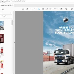 BharatBenz Tractors Body Building Manual_EN -  PDF DOWNLOAD